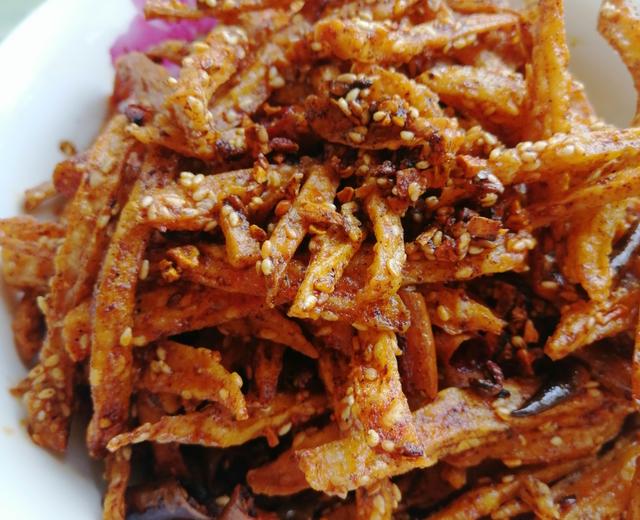 香香辣辣干煸藕条的做法