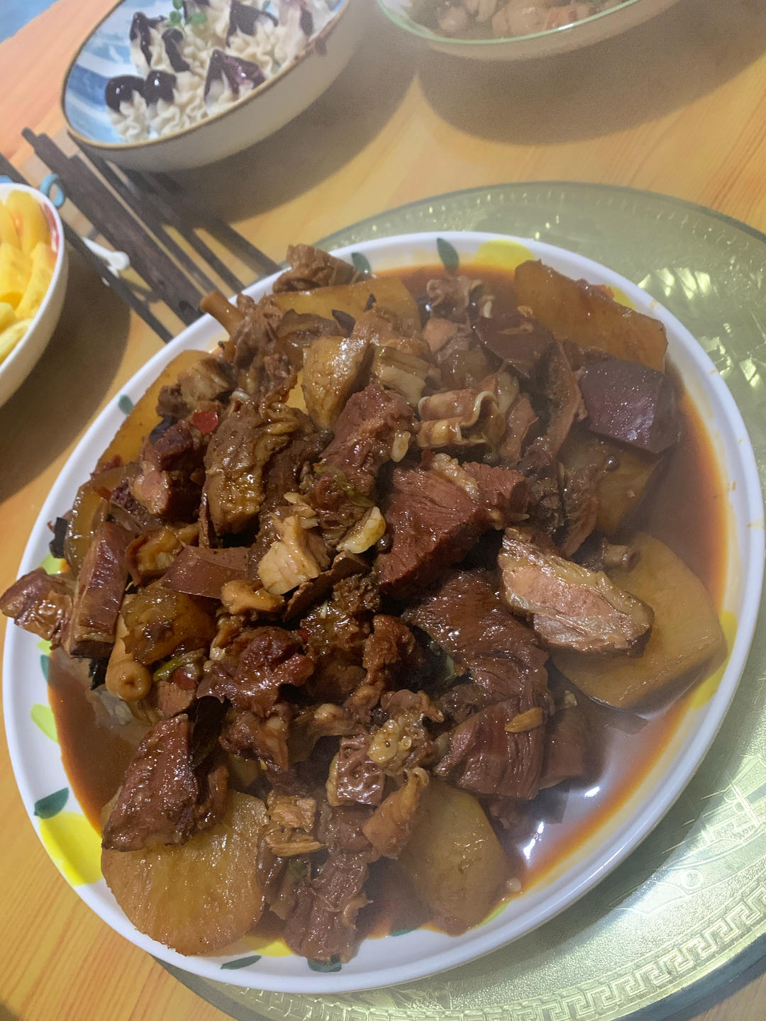 萝卜炖牛腩