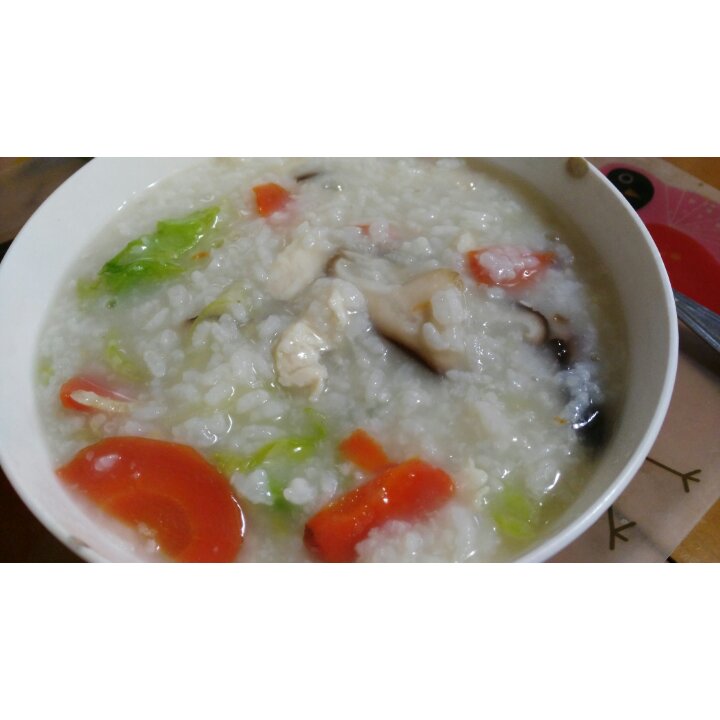 香菇鸡肉粥