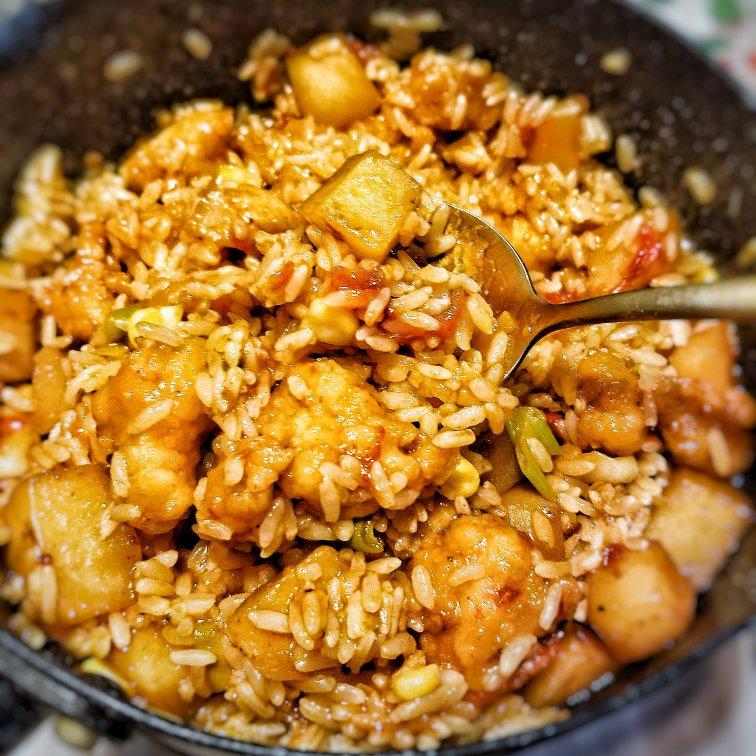 剩米饭新吃法‼️烩饭这样做两碗不够吃