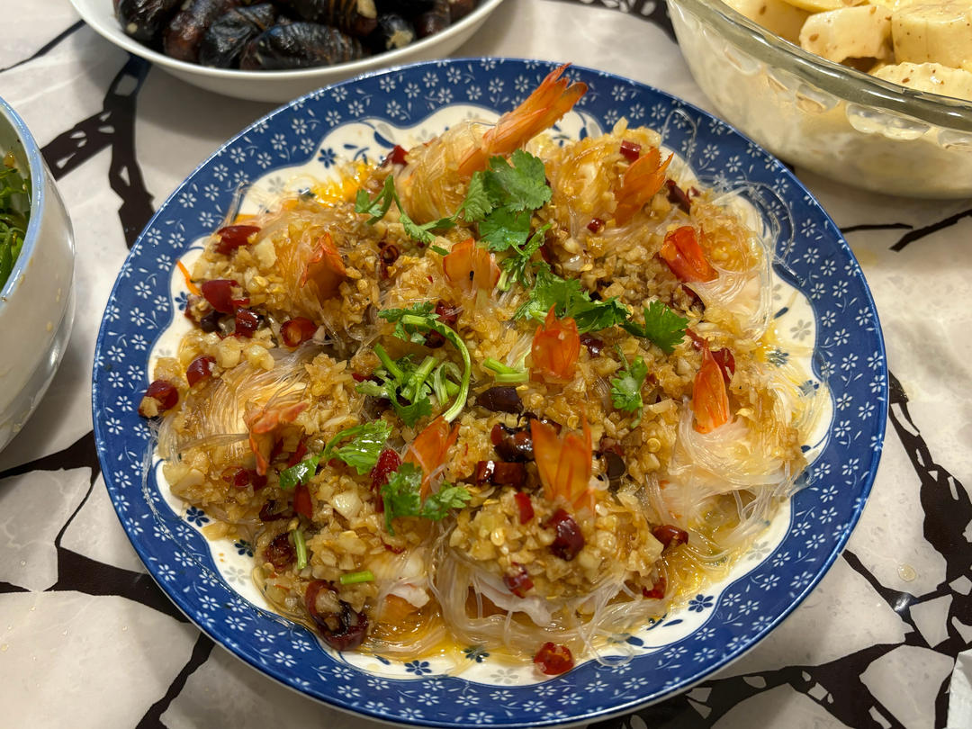 蒜蓉粉丝蒸虾