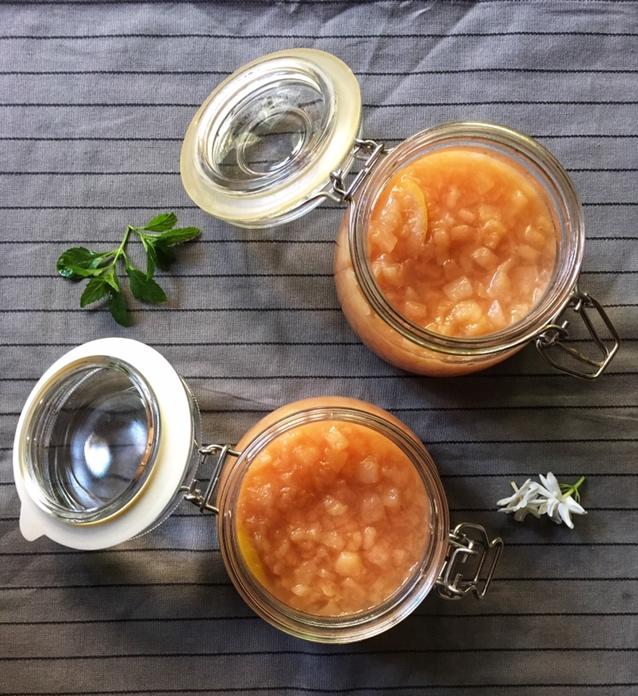 水蜜桃酱+蜜桃抹茶牛奶