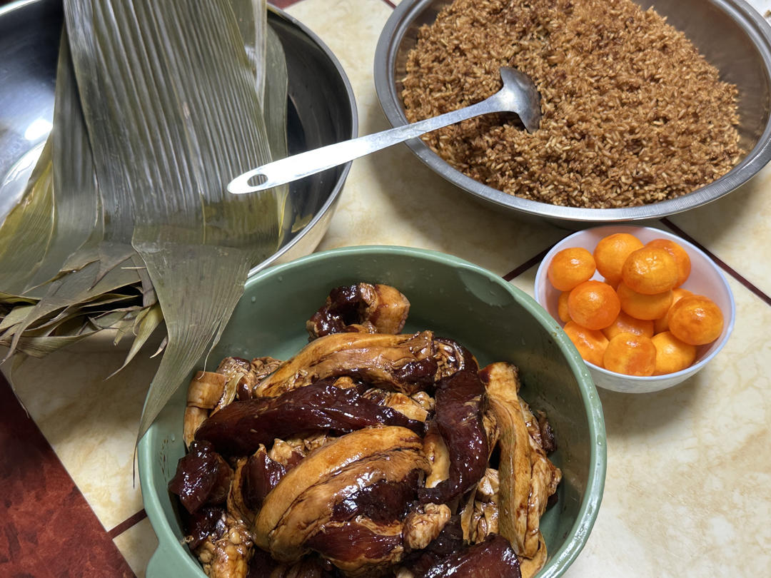 妈咪的♥️私房秘制咸蛋黄肉粽