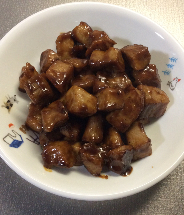 香蒜孜然猪肉粒-解馋神器