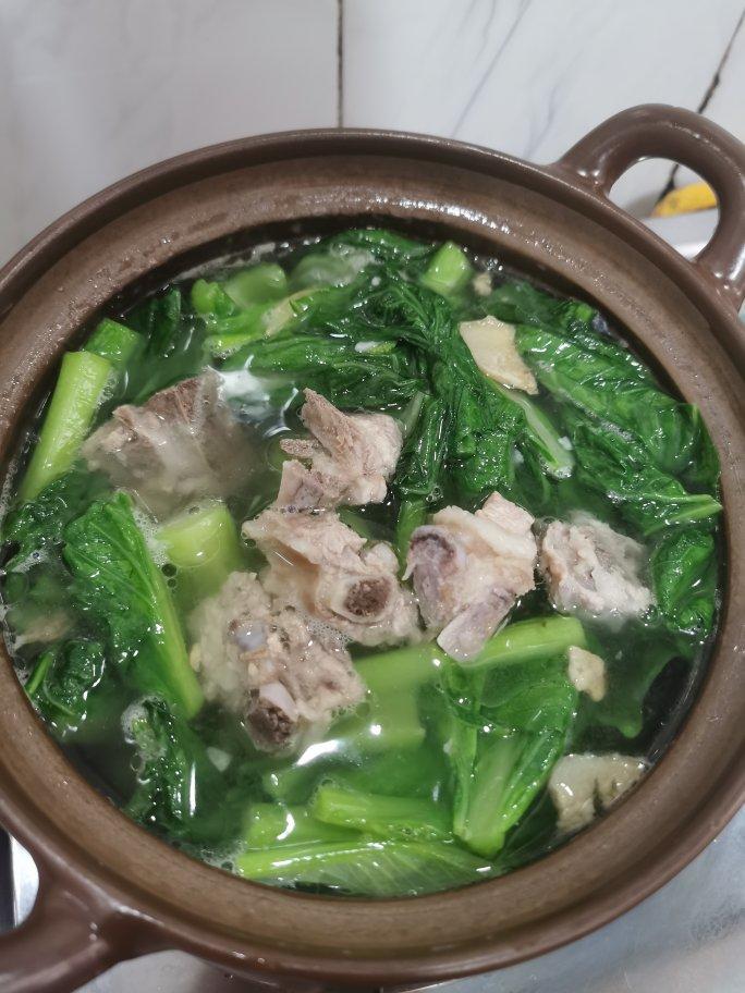 倪可爱啊做过春菜排骨煲春菜煲成功android 拍摄于