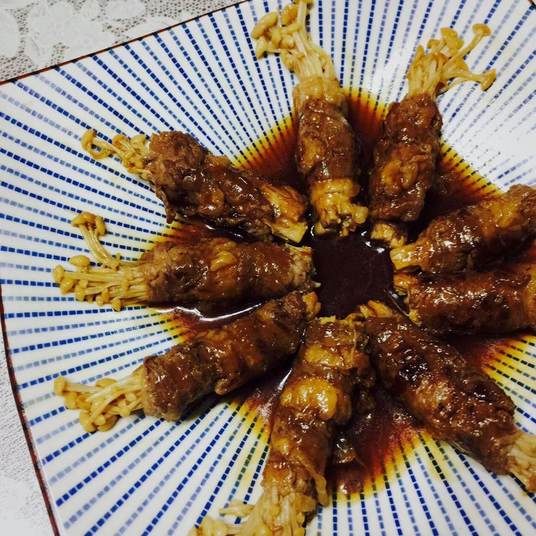 肥牛金针菇卷