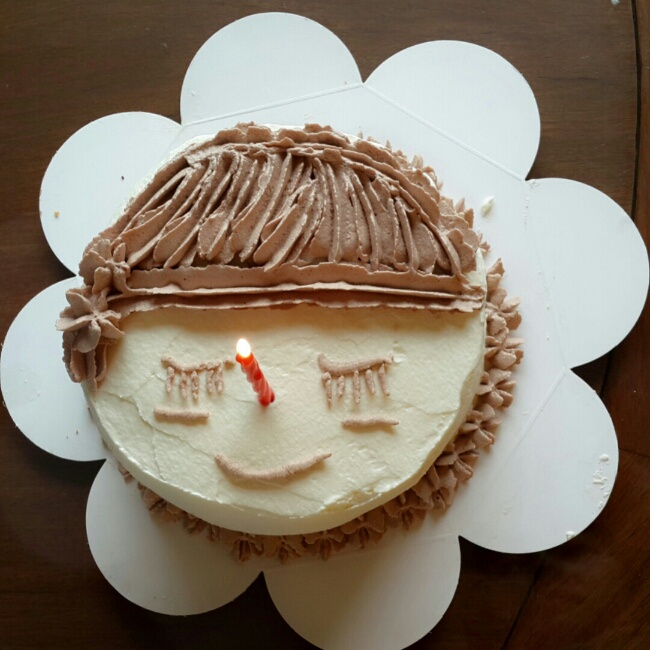 娃娃头生日蛋糕