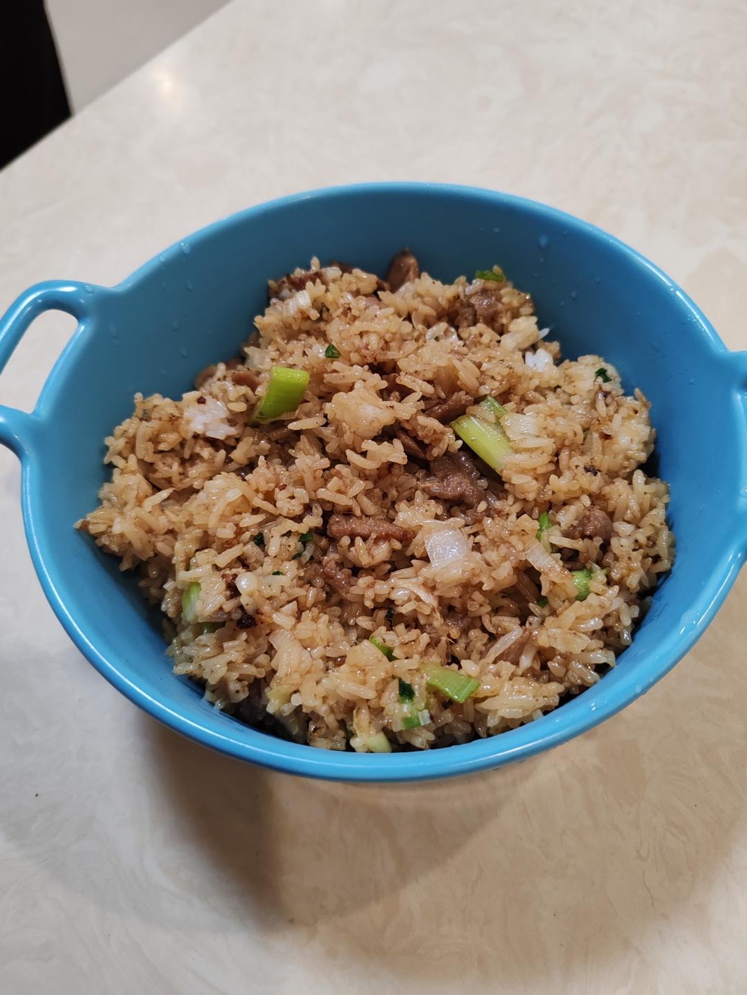 生炒牛肉饭