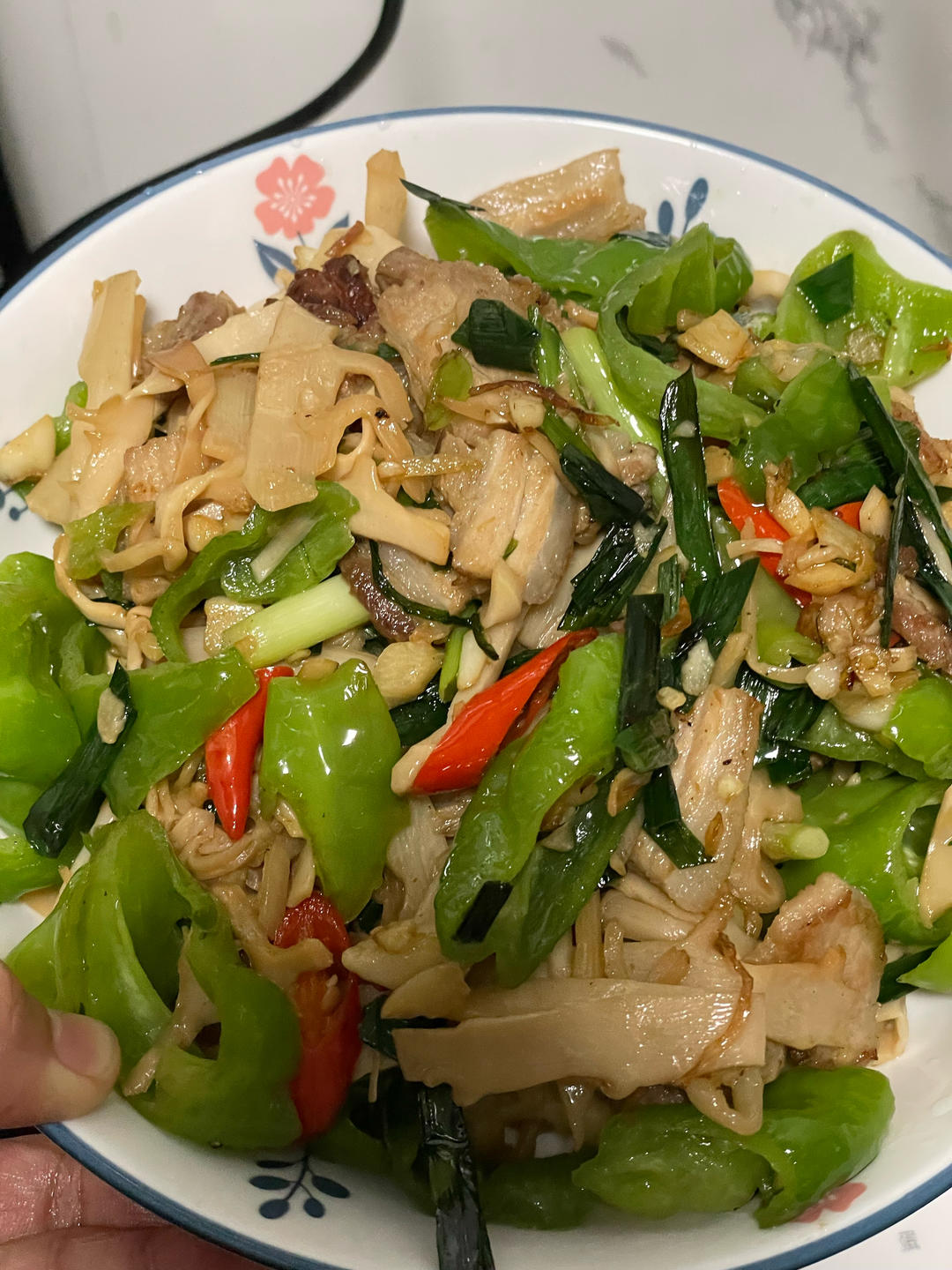 湖南名菜-糯米笋小炒肉