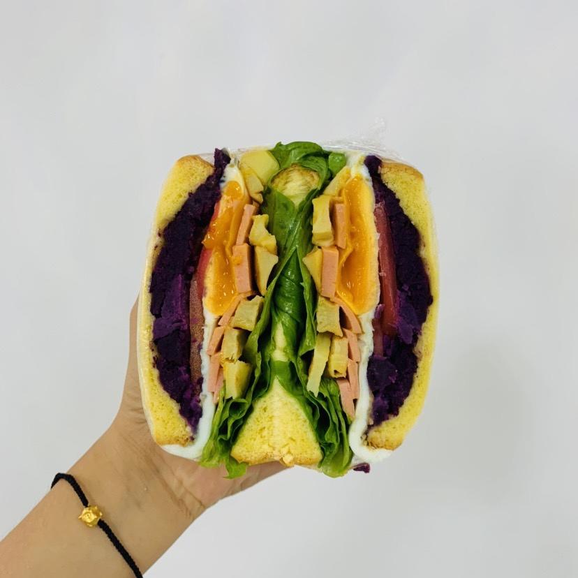 超厚超满足的沼三明治