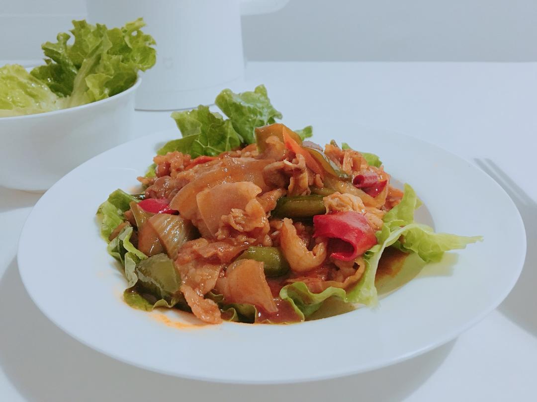 韩式泡菜炒五花肉