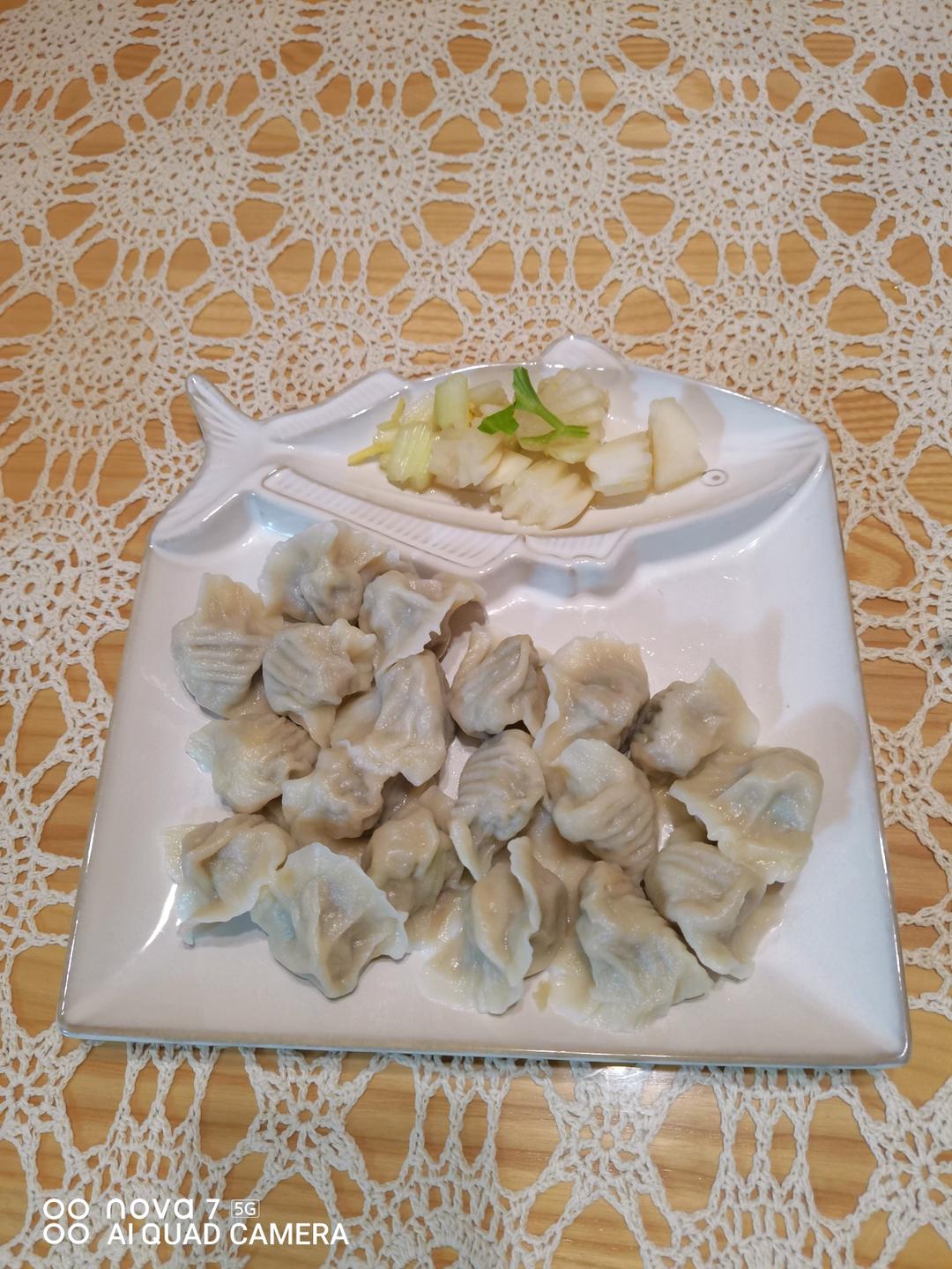 不挤水不出水的白菜馅饺子