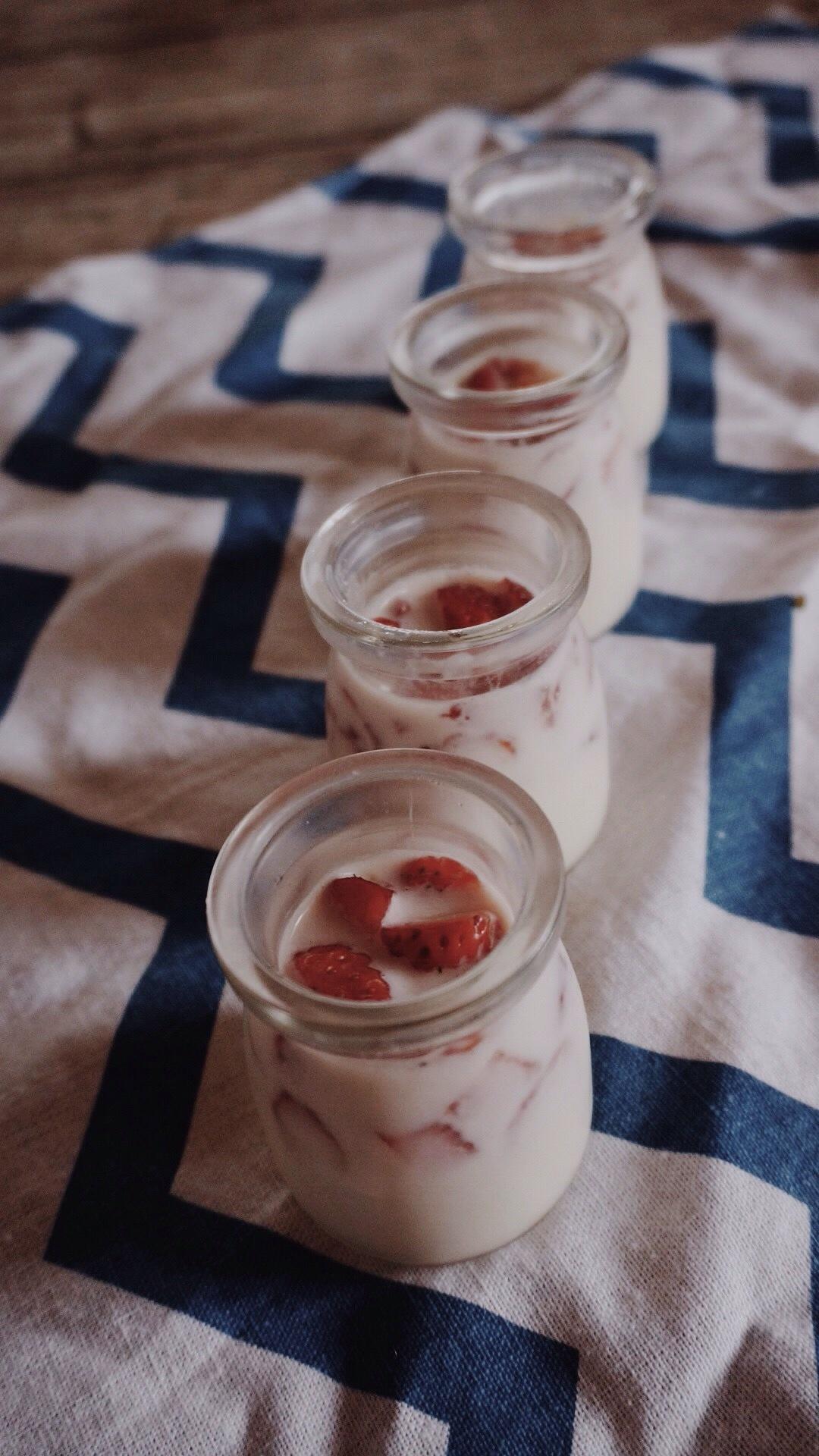 草莓牛奶布丁的做法