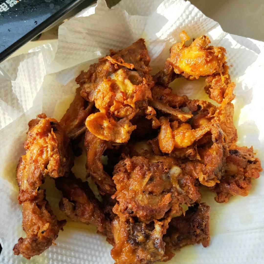 炸鸡骨架鸡叉骨※好吃