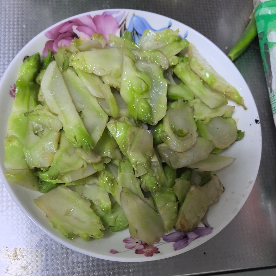 清炒儿菜（清香翠绿超好吃）
