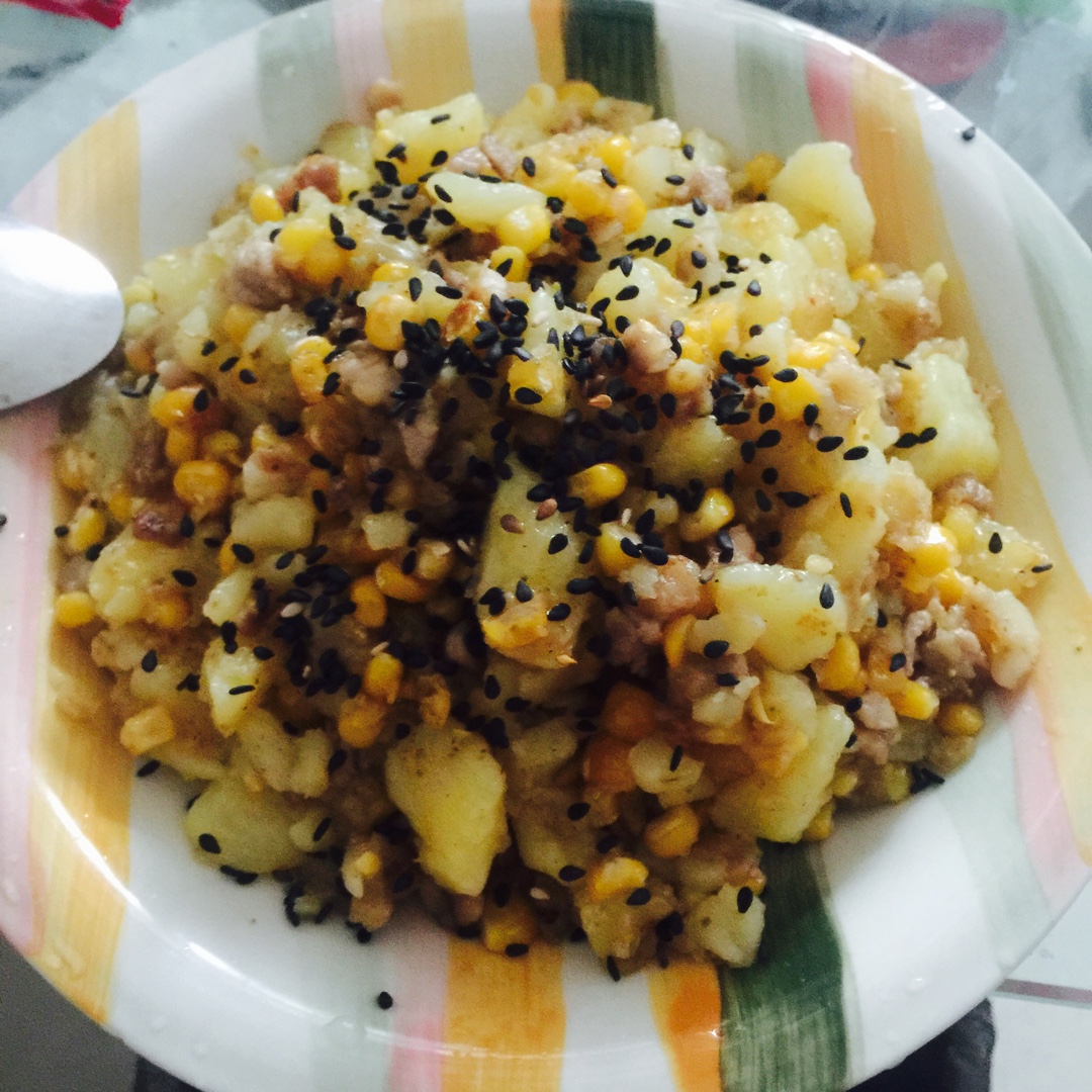 孜然香辣土豆泥