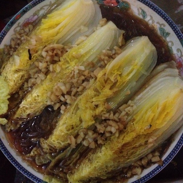 蒜蓉粉丝蒸娃娃菜