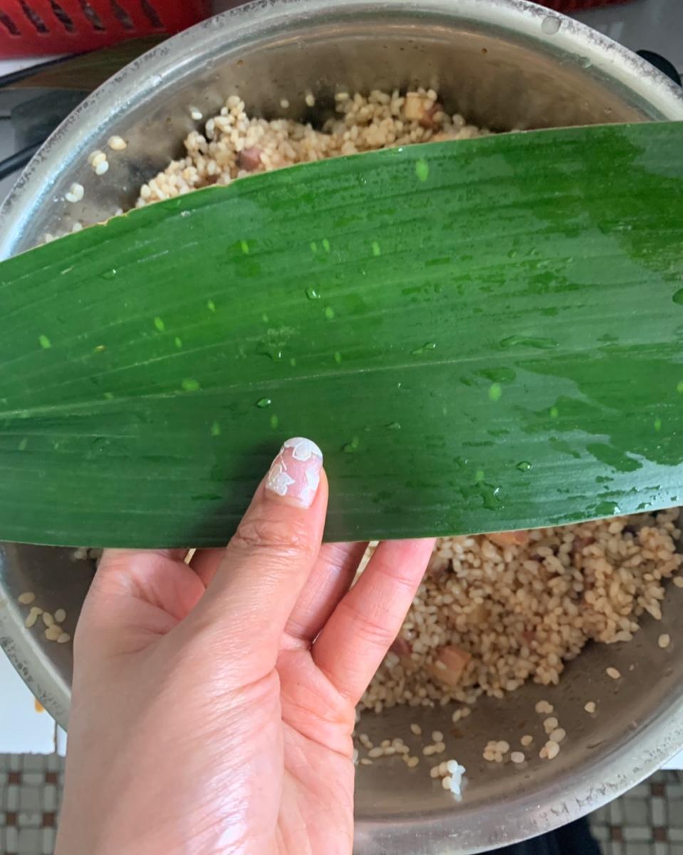 自制老腊肉粽子