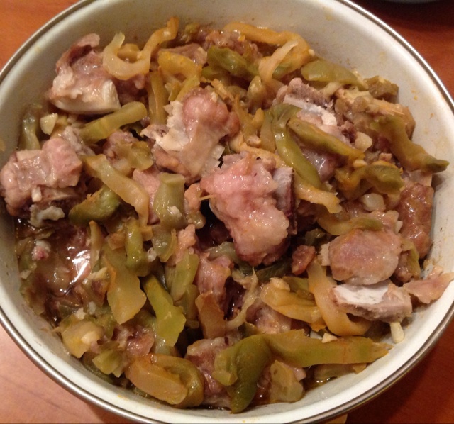 笨笨丫头-1做的榨菜蒸排骨