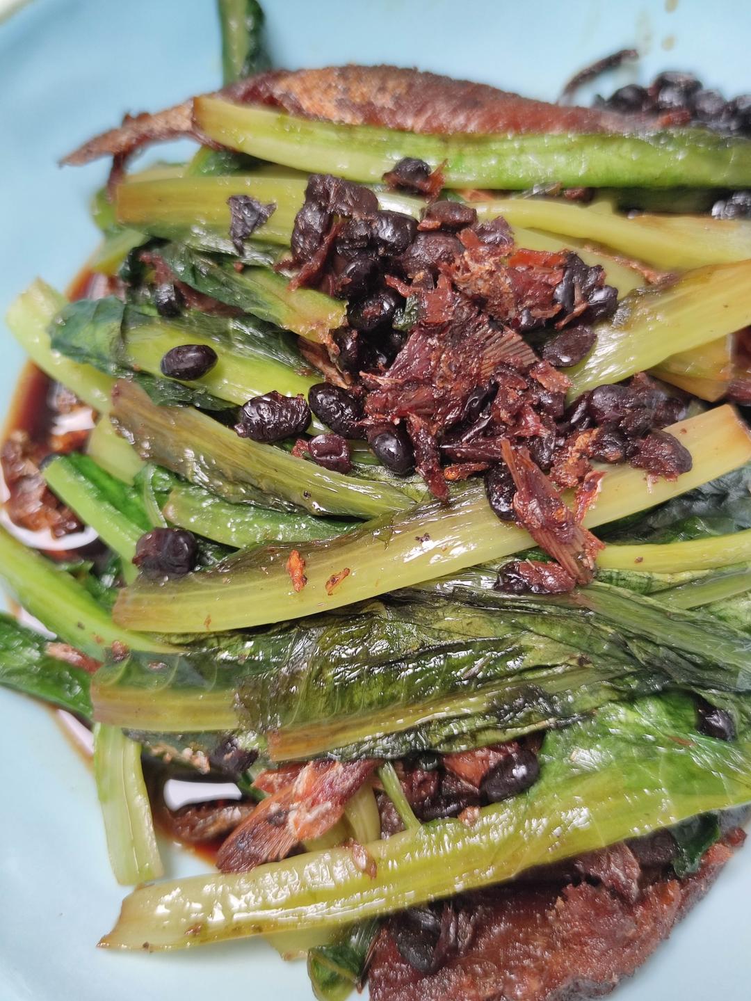 豆豉鲮鱼油麦菜