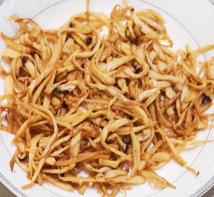 越嚼越香‼️比肉还要好吃👉干煸孜然杏鲍菇