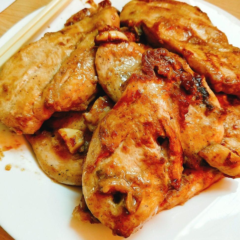 蚝油煎鸡胸肉（真的只要腌了就炒鸡嫩！（新增微波式