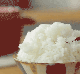 香喷喷的米饭，不配菜都很赞
