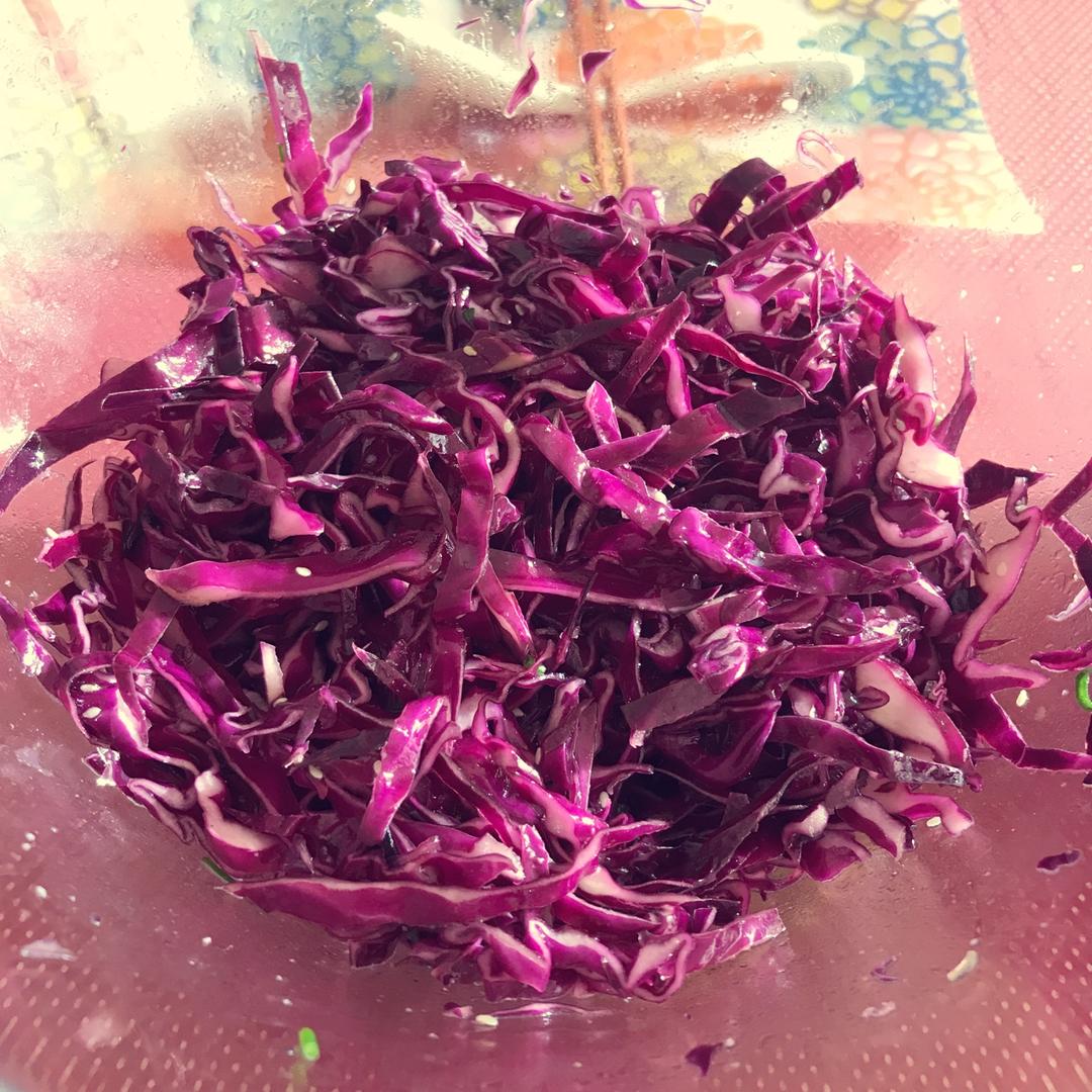 凉拌紫甘蓝