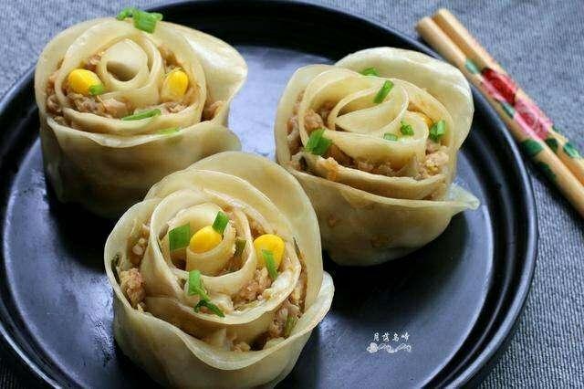 玫瑰花🌹饺子的做法