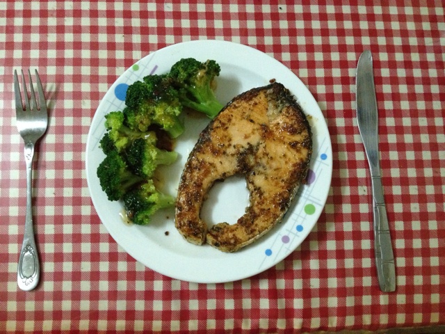香煎三文鱼