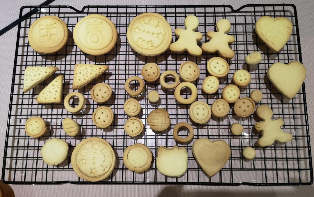 没有模具也能做的卡通饼干