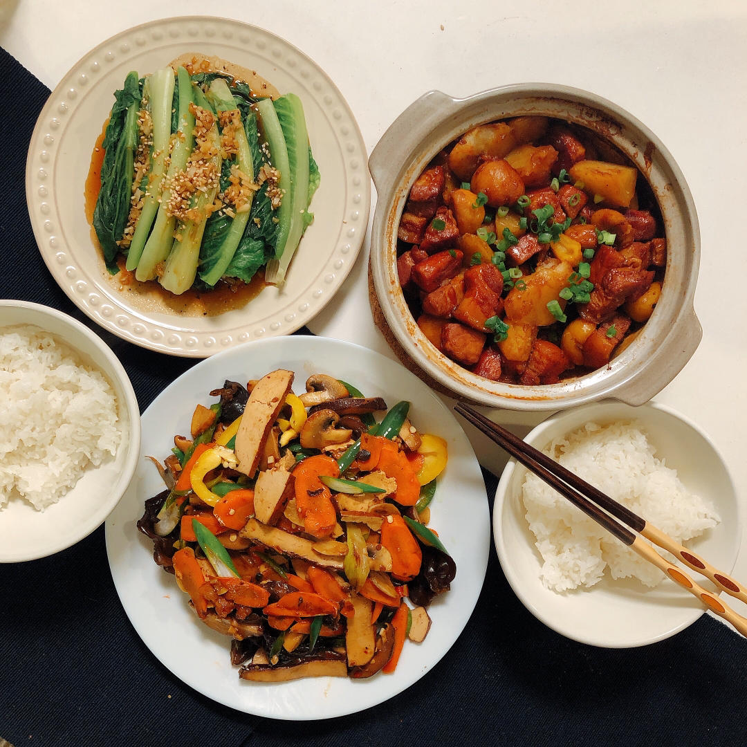 红烧肉炖土豆（丝毫不腻）