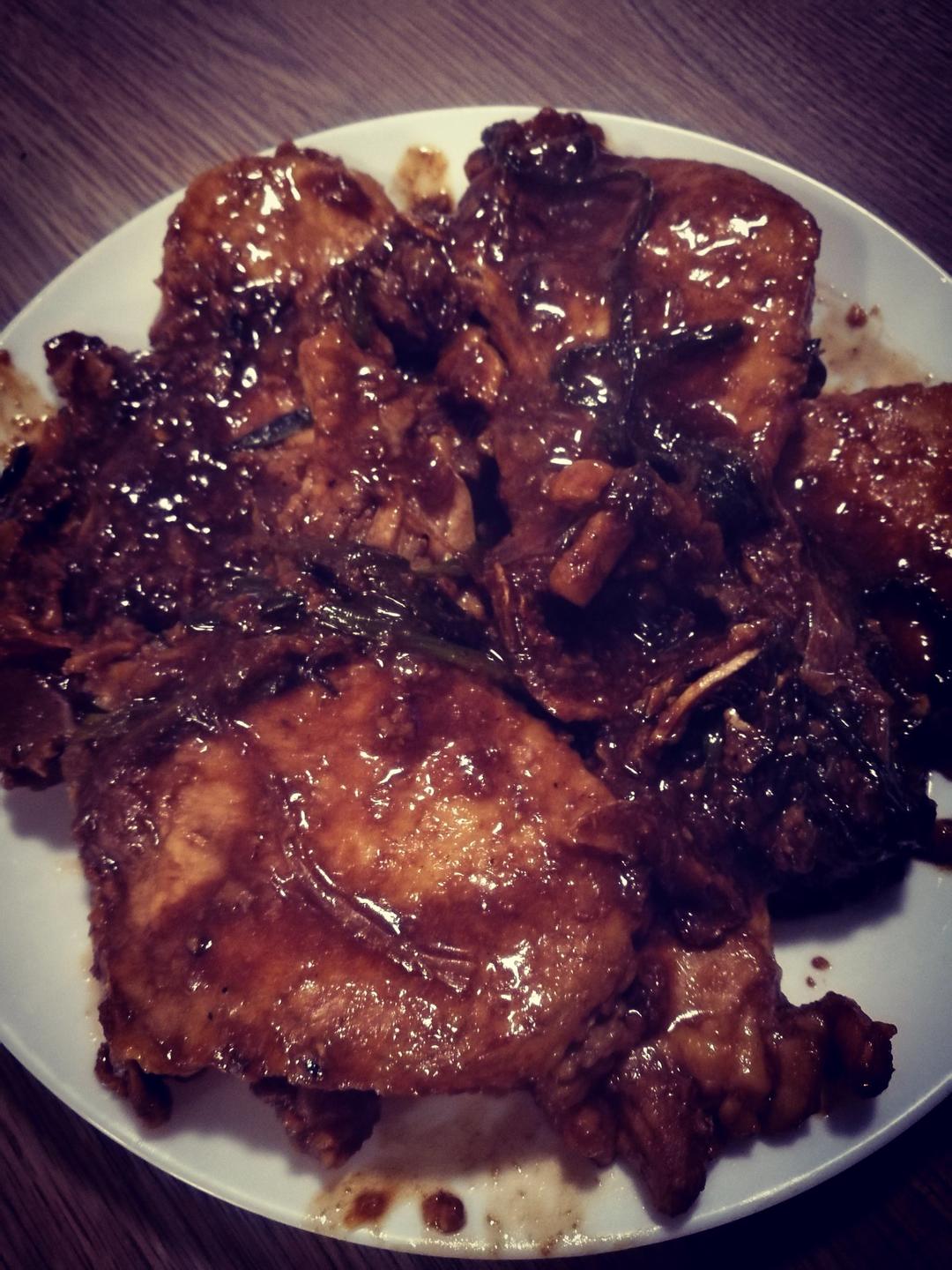 超嫩超香的葱烤大排