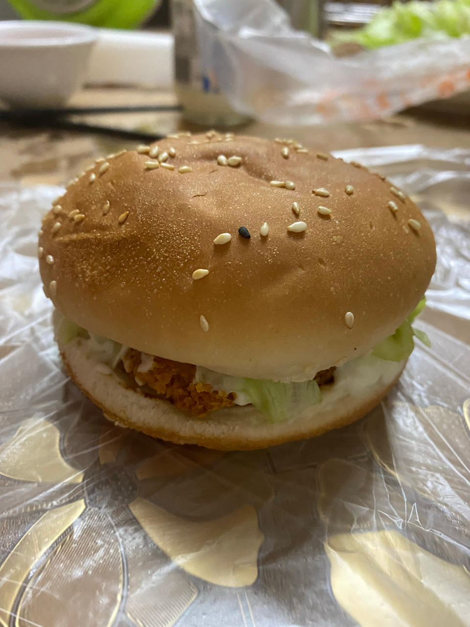 自制香辣鸡腿堡🍔比KFC的好吃‼️还简单