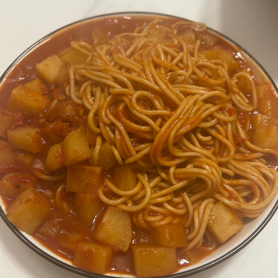 番茄土豆焖面 这个巨巨巨好吃！！
