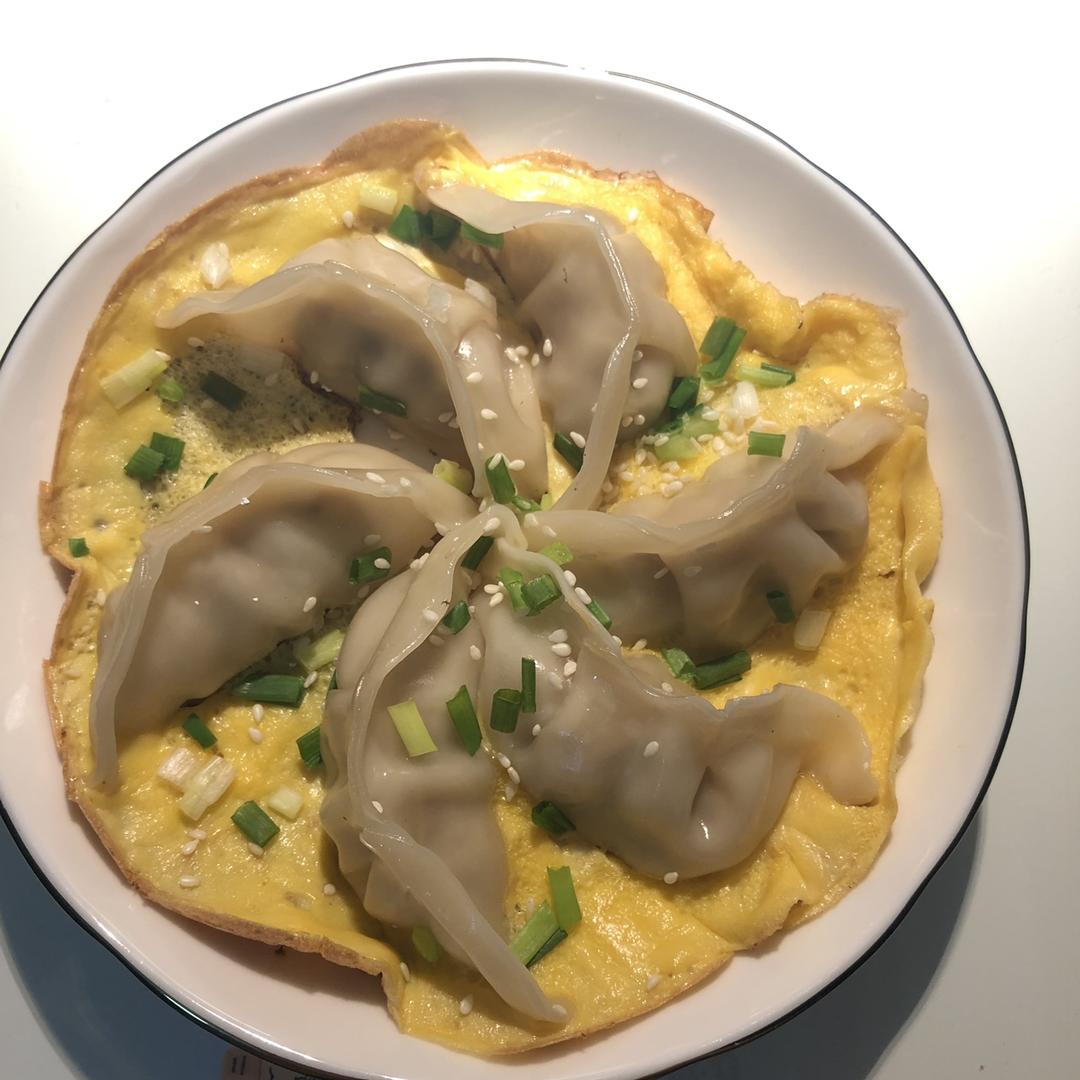 懒人快手抱蛋煎饺