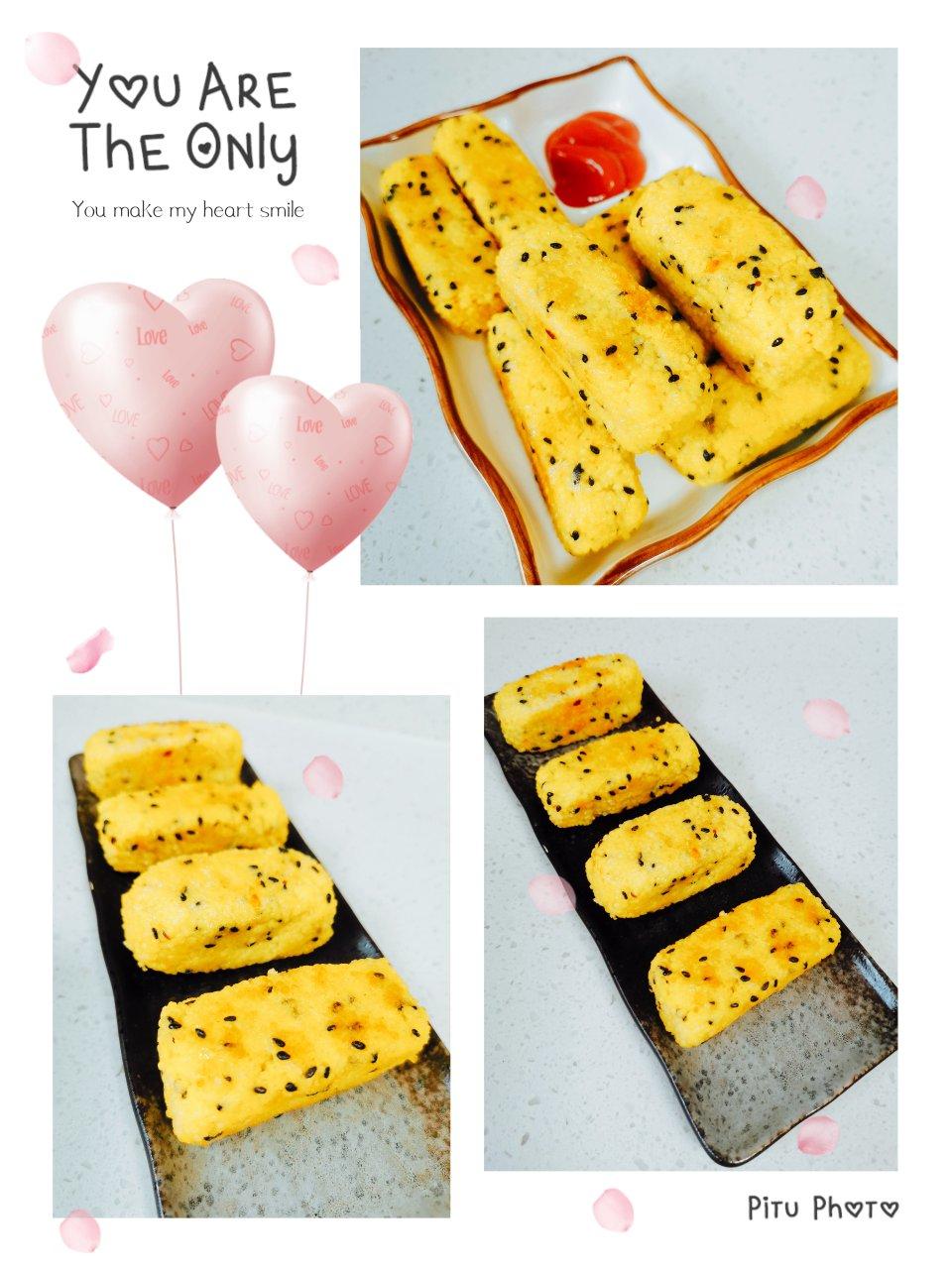 小米新吃法[小米红薯条］