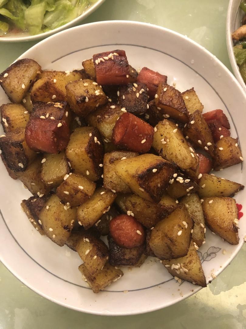好吃到爆炸的煎土豆