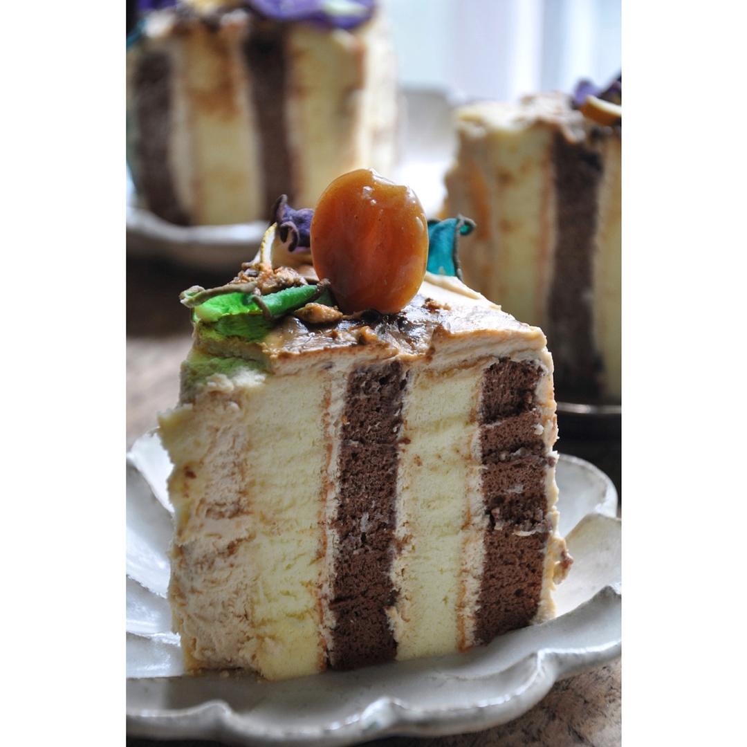 焦糖可可漩涡蛋糕—北鼎烤箱食谱