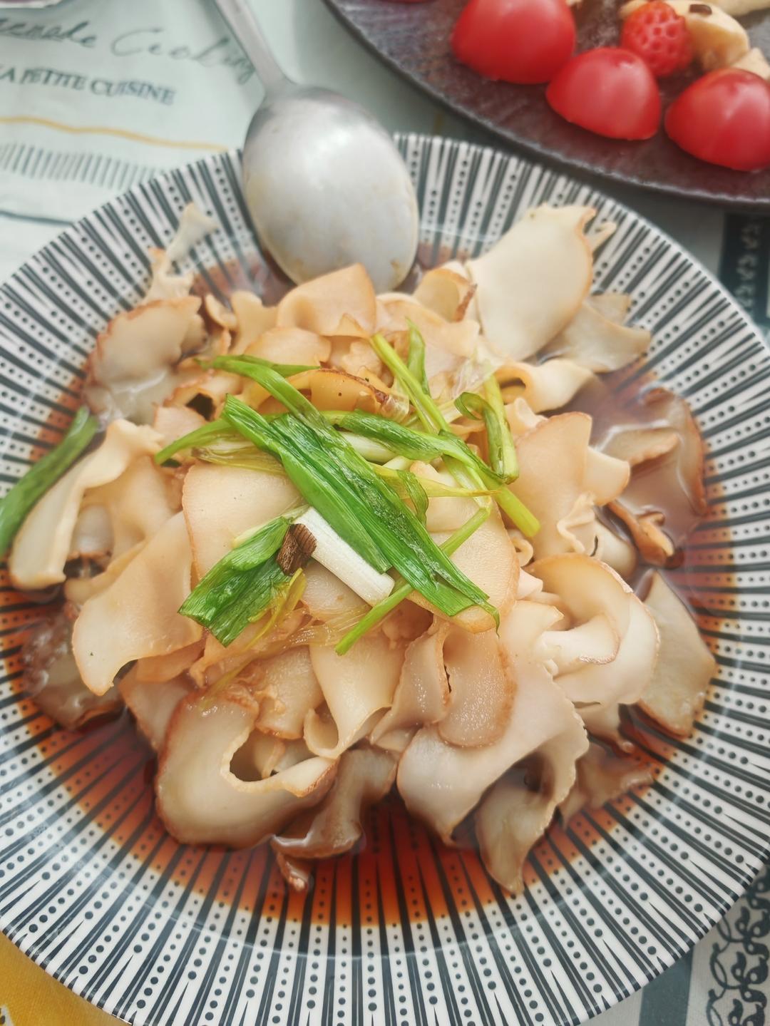 超简单的快手菜 葱香鲍鱼片 下饭菜 低卡