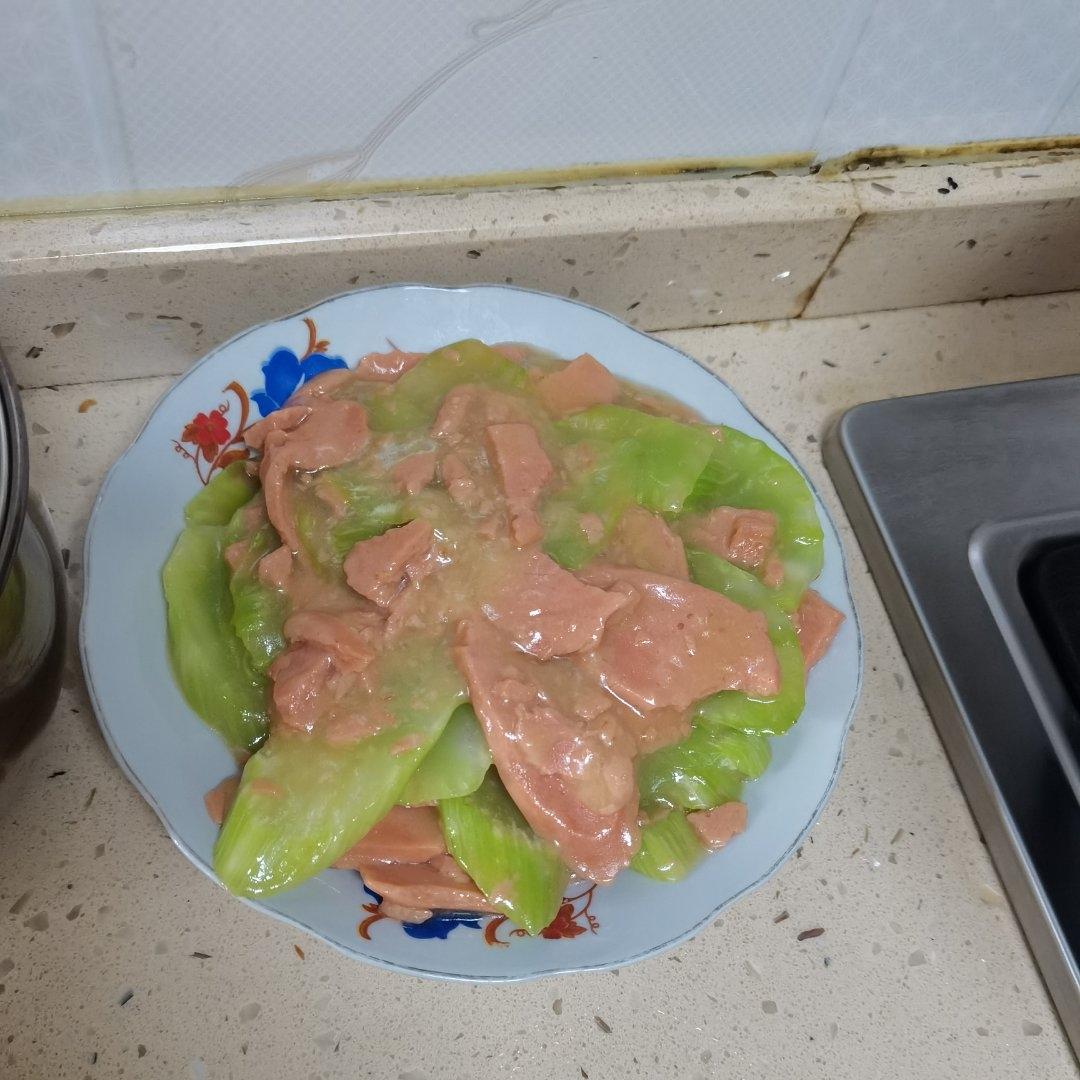 鲜🉐️掉眉毛的莴笋炒火腿