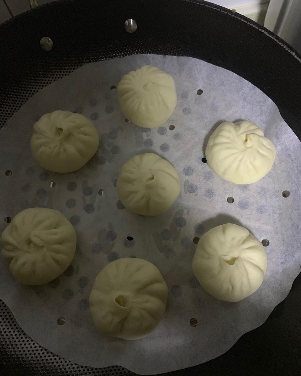 胡萝卜木耳鸡蛋素包子