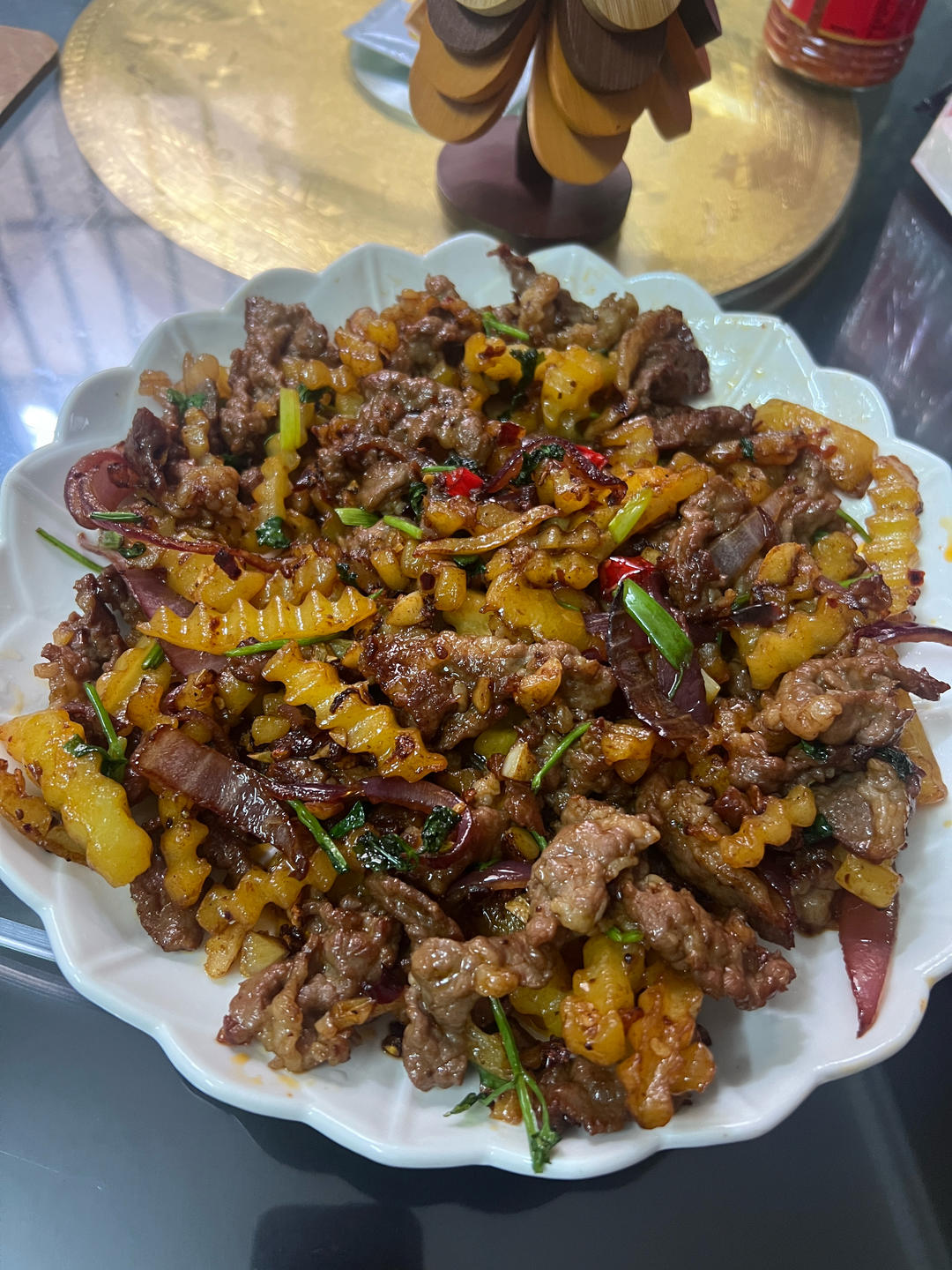 干锅牛肉
