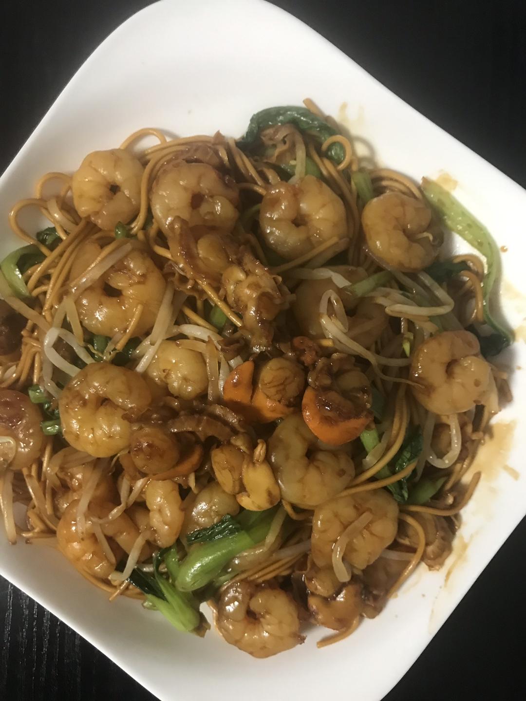 海鲜炒面的做法