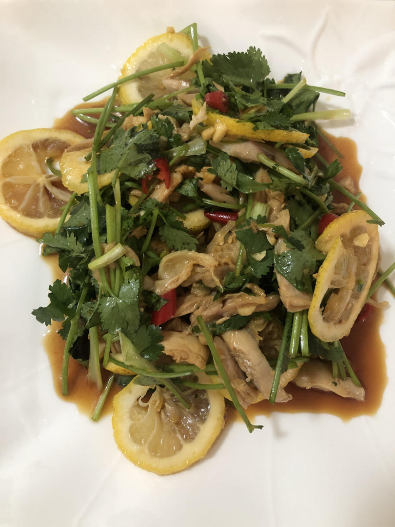 柠檬手撕鸡，酸爽过瘾，专治夏天没胃口！
