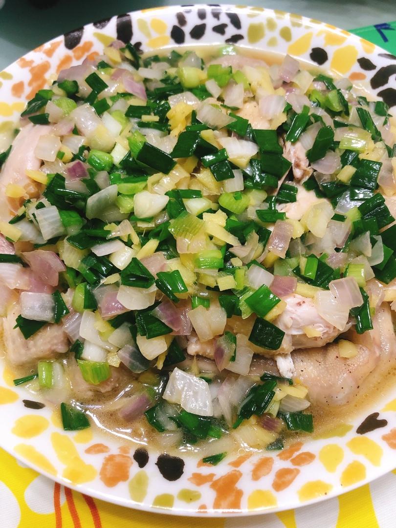 葱油鸡（姜葱鸡）简单做法全，详细到没下过厨都会做