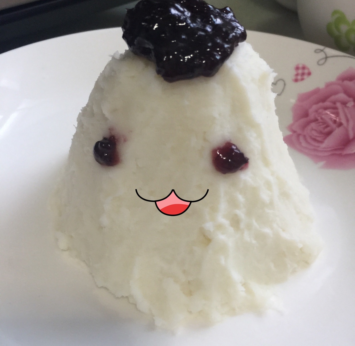蓝莓山药泥
