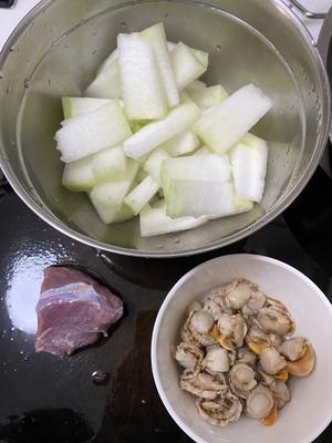 肉末扇贝焖冬瓜的做法 步骤1