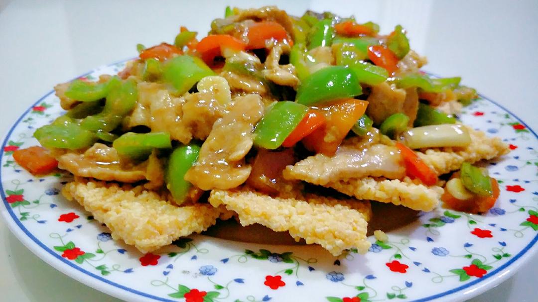 堂妈教你做锅巴肉片