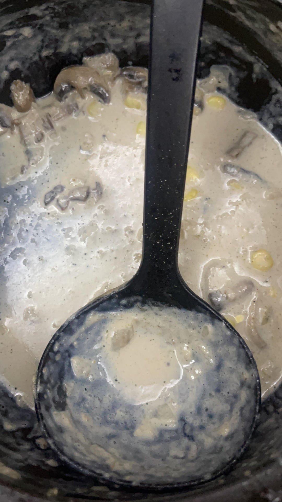 免奶油芝士——低脂版蘑菇玉米浓汤